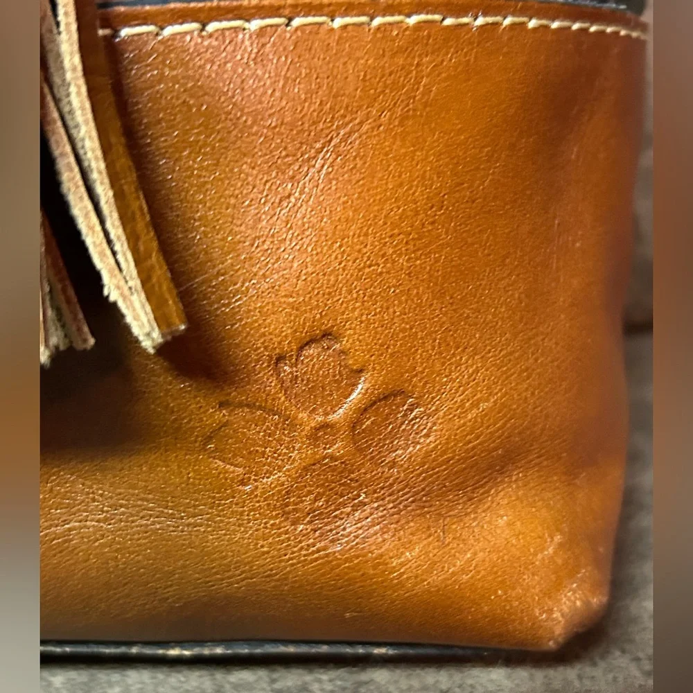 Patricia Nash Napoli Map Leather Tote